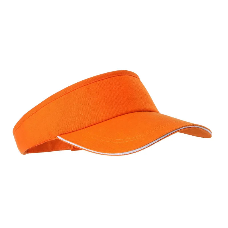 Sun Hats Adjustable Unisex Men Women Plain Sun Visor Sport Golf Tennis Breathable Cap Hat