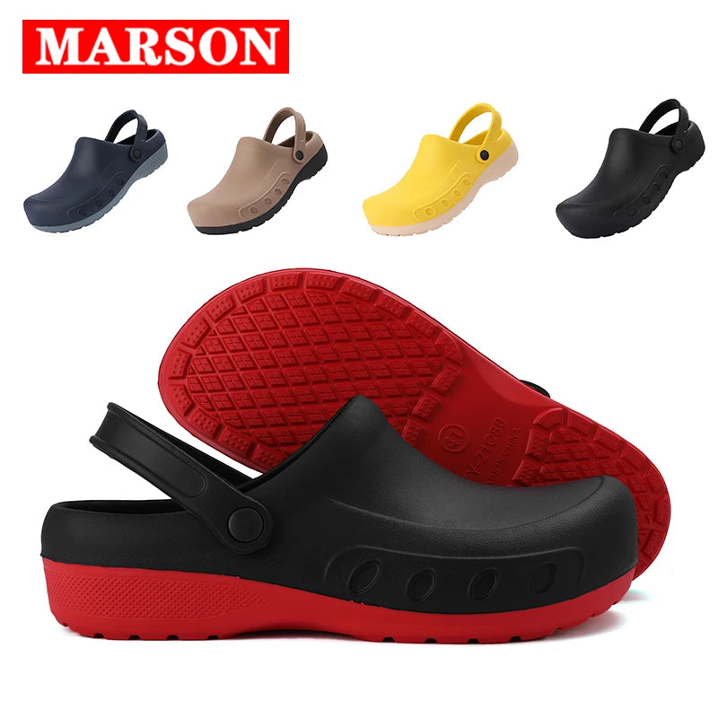 Men Summer Sandals for Outdoor Beach Sports Men's Slip-on Shoes Slippers Breathable Clogs Sandals Water Mules Sandalias Hombre