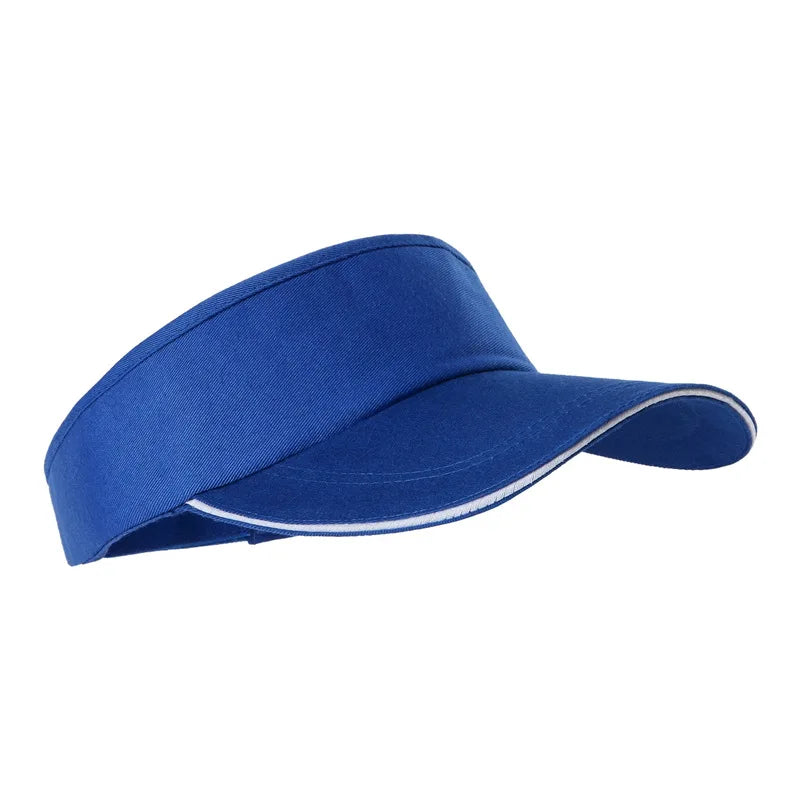 Sun Hats Adjustable Unisex Men Women Plain Sun Visor Sport Golf Tennis Breathable Cap Hat