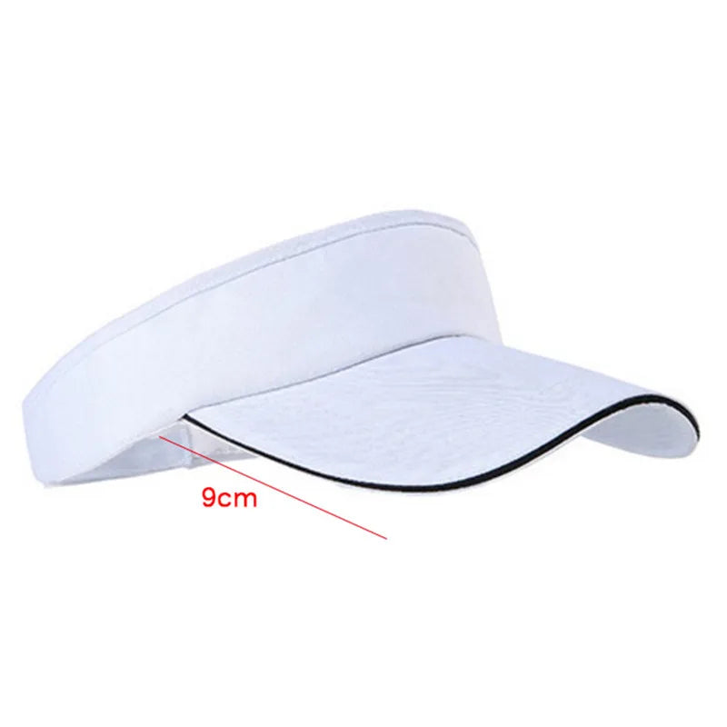 Sun Hats Adjustable Unisex Men Women Plain Sun Visor Sport Golf Tennis Breathable Cap Hat