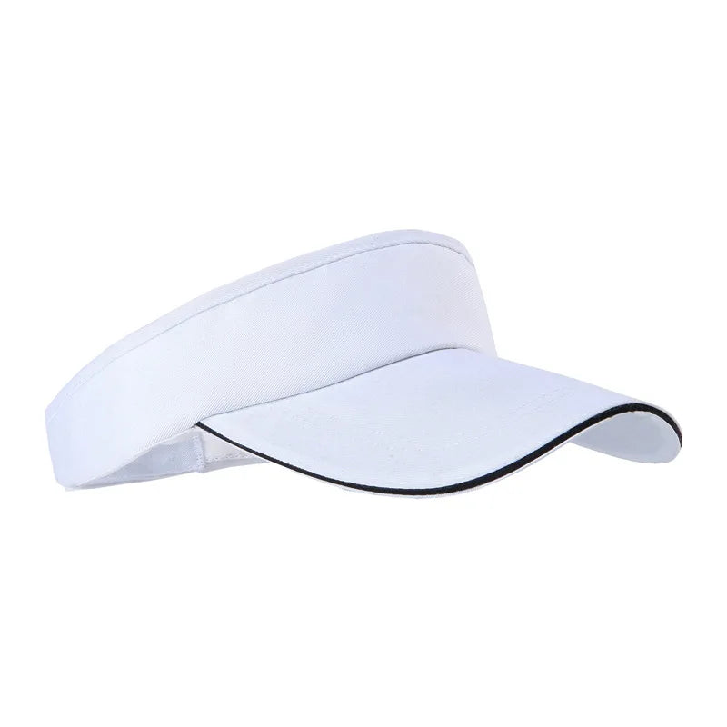 Sun Hats Adjustable Unisex Men Women Plain Sun Visor Sport Golf Tennis Breathable Cap Hat
