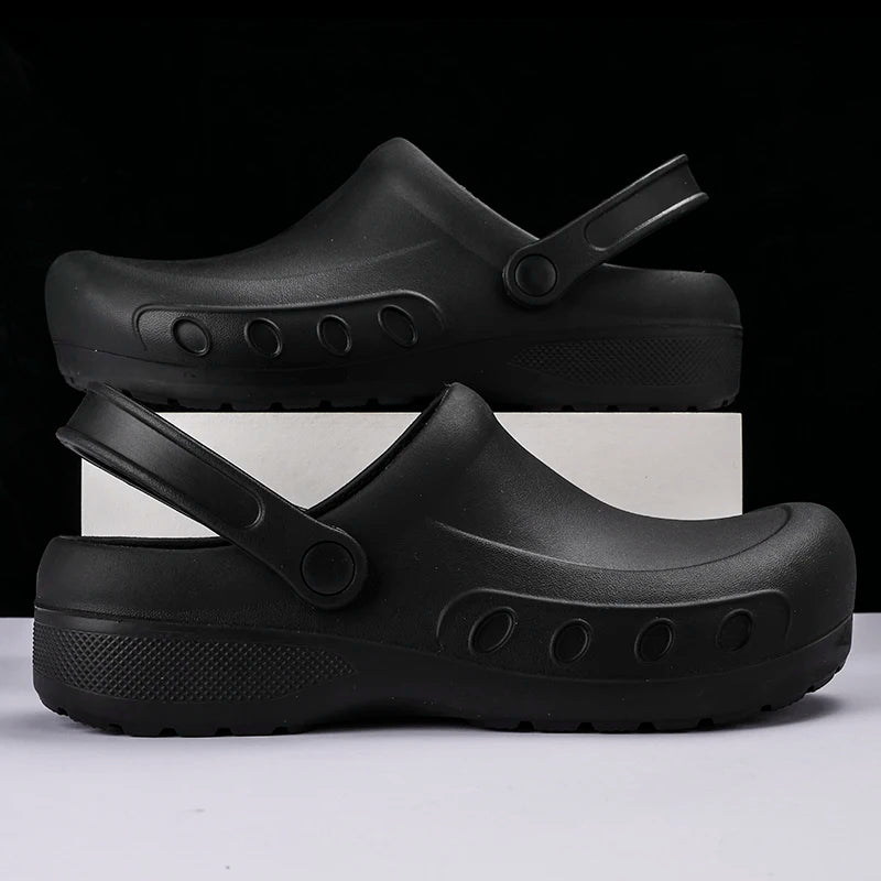 Men Summer Sandals for Outdoor Beach Sports Men's Slip-on Shoes Slippers Breathable Clogs Sandals Water Mules Sandalias Hombre