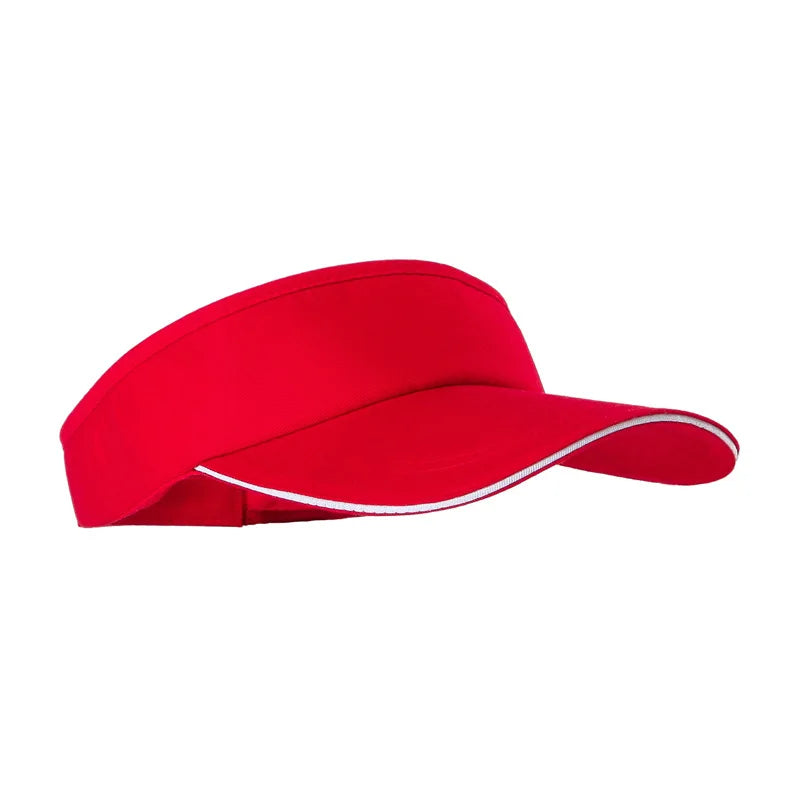 Sun Hats Adjustable Unisex Men Women Plain Sun Visor Sport Golf Tennis Breathable Cap Hat