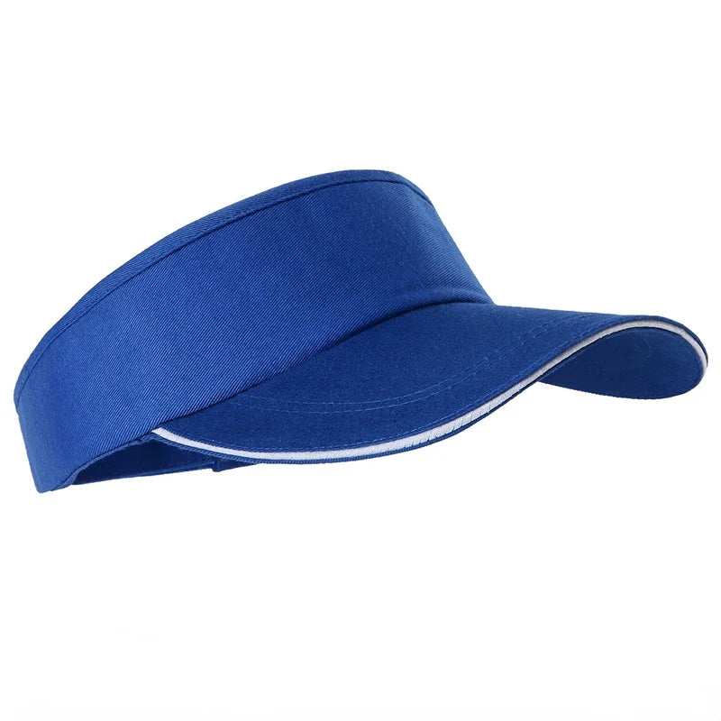 Sun Hats Adjustable Unisex Men Women Plain Sun Visor Sport Golf Tennis Breathable Cap Hat