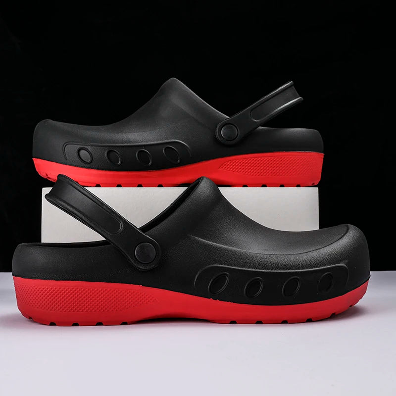 Men Summer Sandals for Outdoor Beach Sports Men's Slip-on Shoes Slippers Breathable Clogs Sandals Water Mules Sandalias Hombre