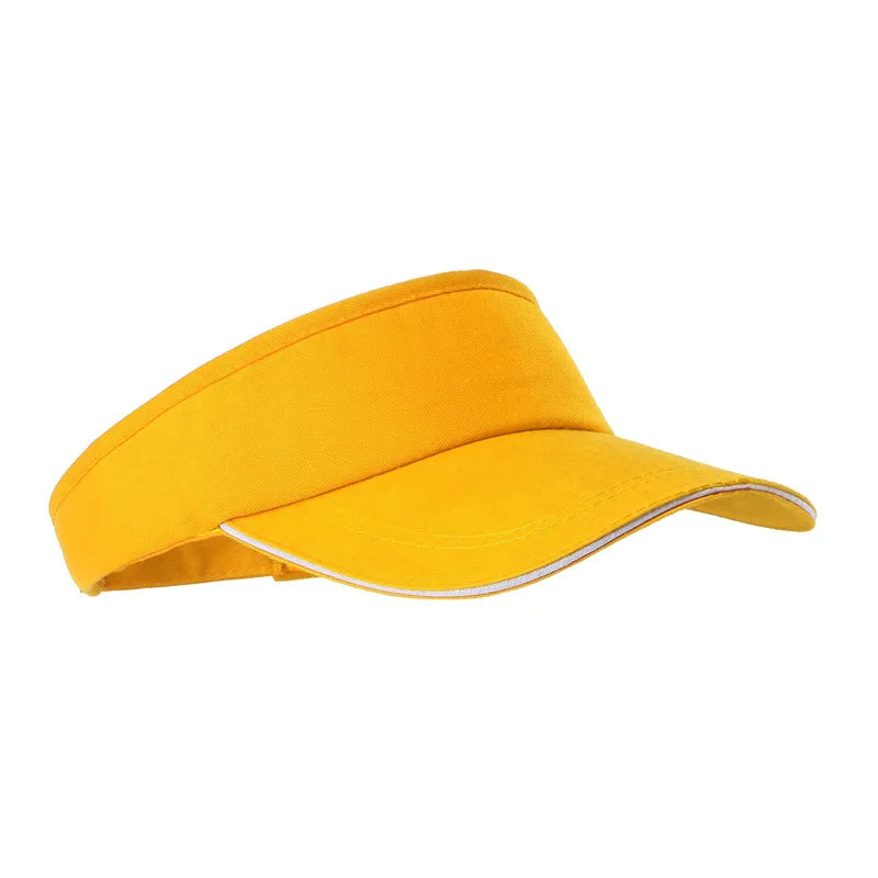 Sun Hats Adjustable Unisex Men Women Plain Sun Visor Sport Golf Tennis Breathable Cap Hat
