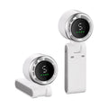 Mini Ventilador de Mano de Cinco Velocidades Ajustables Multifuncional, Recargable por USB Portátil para Viajes Hogar y Oficinas