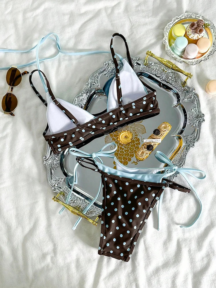 Bikinis 2026 Push Up Women Swimsuits Sexy Swimwear Brazilian Bikini Set Halter Biquini Patchwork Swimsuit Summer Beachwear