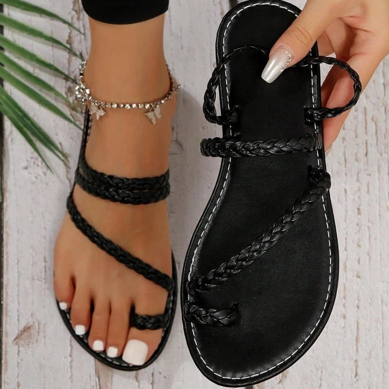 Women's Sandals Flat Sandals Fashion Soft-soled Sandals New Non-slip Sandals for Summer Light casual shoes 2026