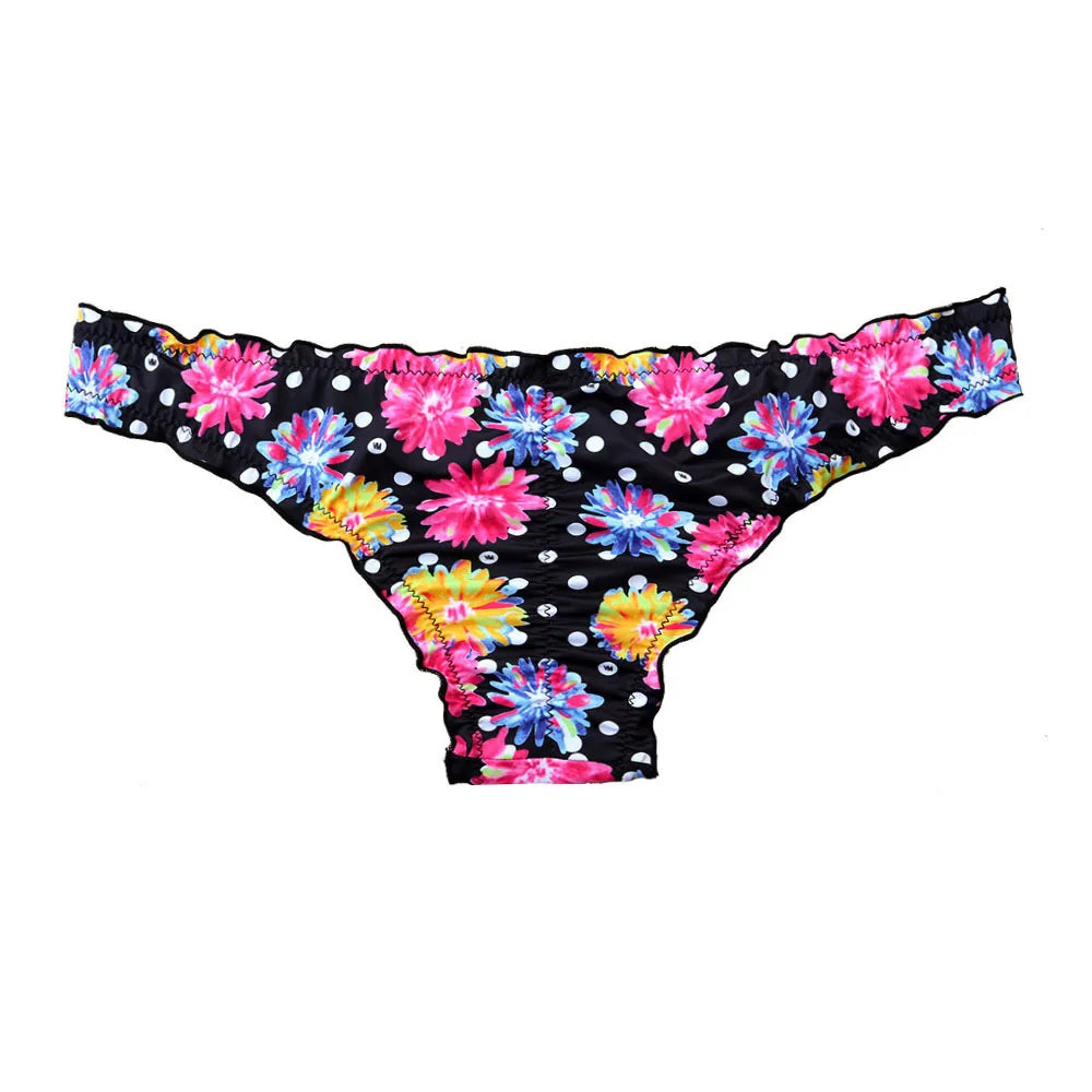 Bikini Bottoms Swim Suit Women Brazilian Secret Sexy Cheeky Printing Swimwear Biquini Bikiny Thong Plus Size Bathing Designer