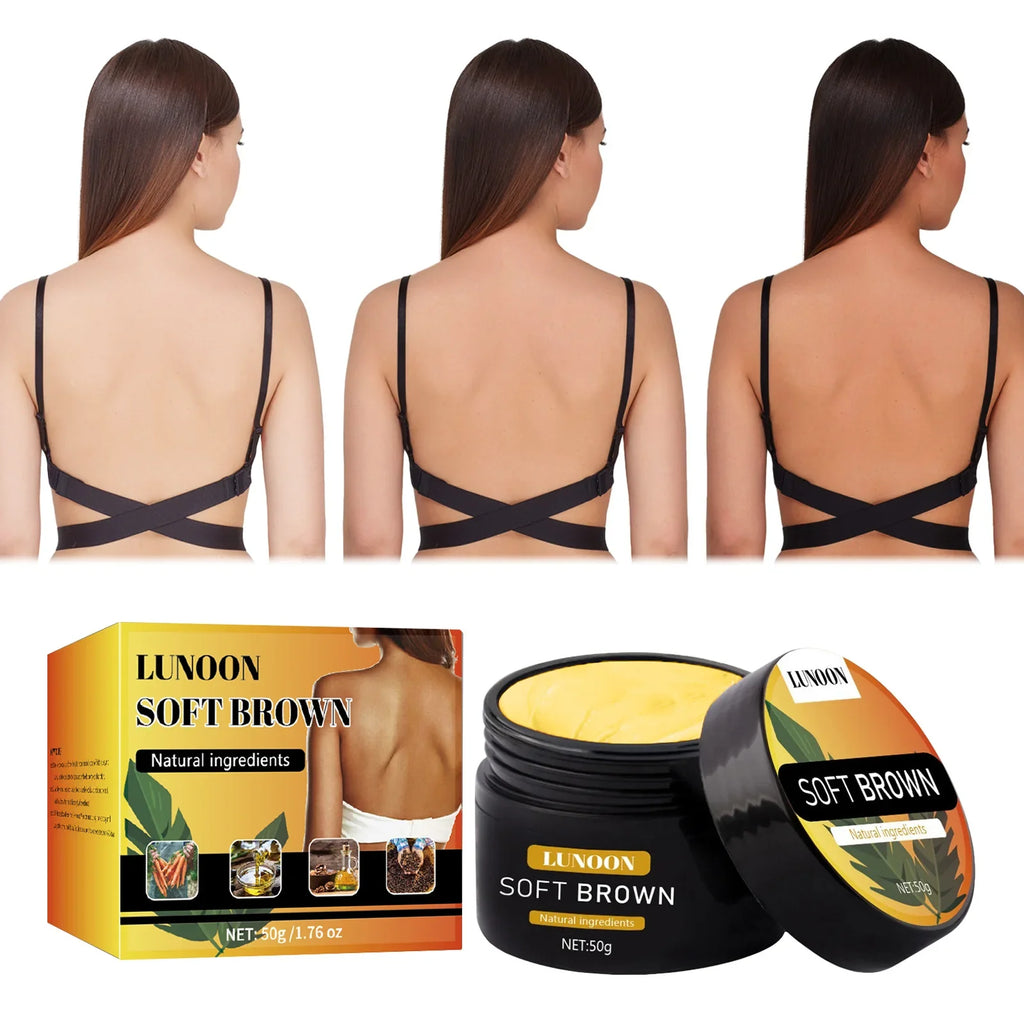 Self-Tanning & Suntan Shield Cream - Long-Lasting Face & Body Bronzer, Nourishing Formula for Natural Sun-Kissed Look. 2pcs