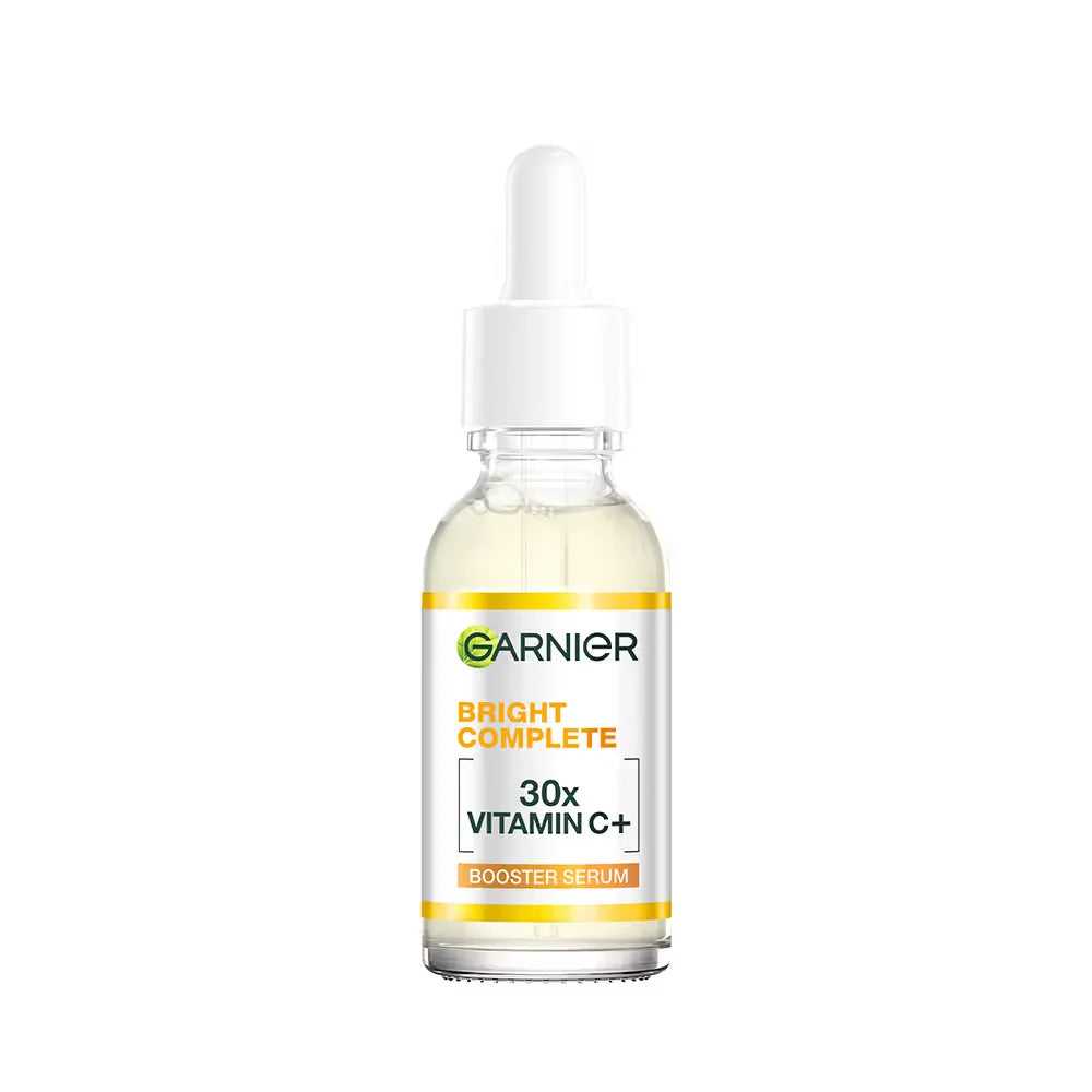 Garnier Bright Complete Vitamin C Booster Face Serum 30ml Facial Essence With 377 For Skin Radiance Even Texture Daily Care