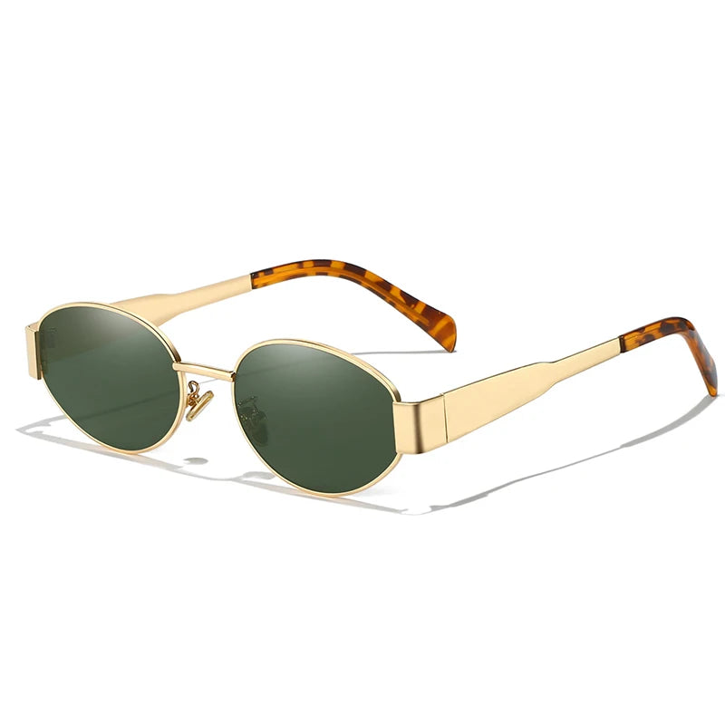 New Sunglasses For Women And Men Sun Glasses Alloy Oval Eyewear