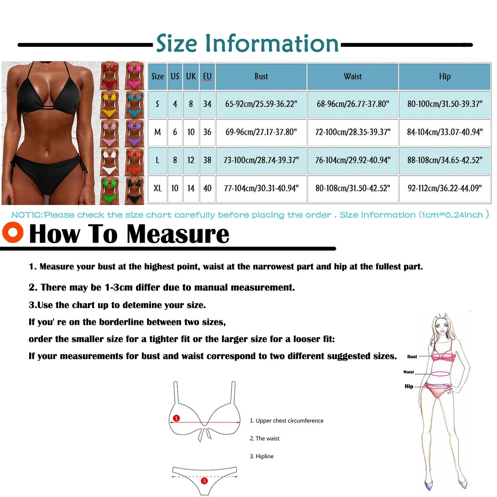 New Brazilian Swimsuit Women Sexy Bikini Set Push-Up Padded Bra Thong Two Pieces Swimwear Beachwear Bathing Suit Femme