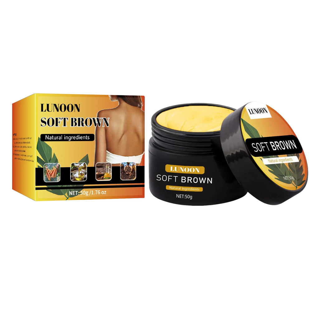 Self-Tanning & Suntan Shield Cream - Long-Lasting Face & Body Bronzer, Nourishing Formula for Natural Sun-Kissed Look. 2pcs