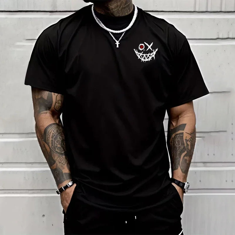 T-shirt for Men Summer Daily Casual Fashion Breathable Tees High Quality 100% Cotton O-neck Short Sleeve Tops 2026 Men's Clothes