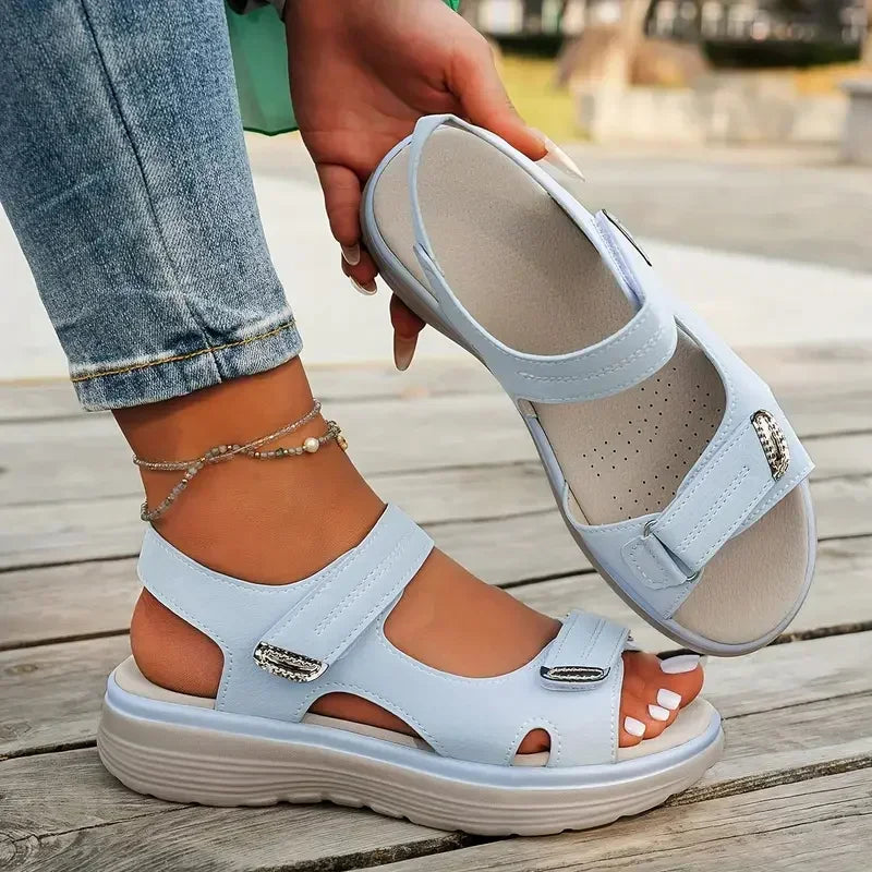 Summer Sandals Fashion Durable Sandals Ladies2026 New Travel Women Shoes Outdoor Beach Slippers Lightweight Platform Sandals