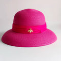 Summer straw hat  French elegant outdoor beach travel anti-ultraviolet Foldable women's straw hat