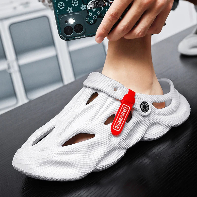 Summer Men Slippers Comfortable Platform Outdoor Sandals 2026 Beach Slippers Flip Flops Male Indoor Home Slides Bathroom Shoes
