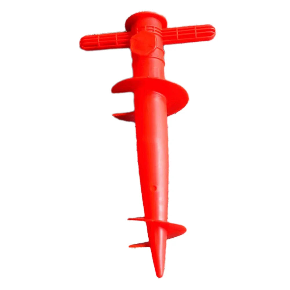 1pc Umbrella Base For Sun Beach Patio Sand Ground 31x17 Cm Plastic Outdoor Furniture Yard Garden Outdoor Living Accessories