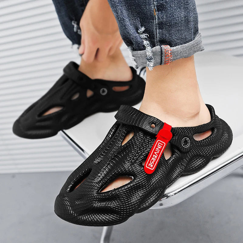 Summer Men Slippers Comfortable Platform Outdoor Sandals 2026 Beach Slippers Flip Flops Male Indoor Home Slides Bathroom Shoes