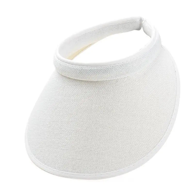 Summer Sun Hat Portable Wide Brim Beach Hats Outdoor Traveling Foldable Visor Hat Multi-function Straw Cap Suncap For Women