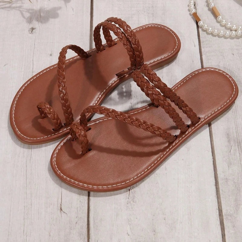 Women's Sandals Flat Sandals Fashion Soft-soled Sandals New Non-slip Sandals for Summer Light casual shoes 2026