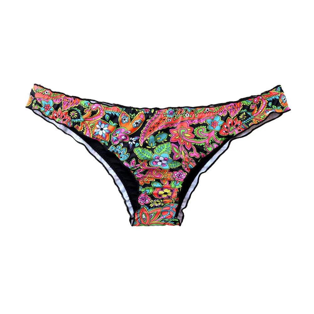 Bikini Bottoms Swim Suit Women Brazilian Secret Sexy Cheeky Printing Swimwear Biquini Bikiny Thong Plus Size Bathing Designer