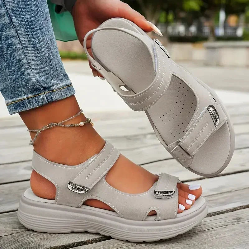 Summer Sandals Fashion Durable Sandals Ladies2026 New Travel Women Shoes Outdoor Beach Slippers Lightweight Platform Sandals