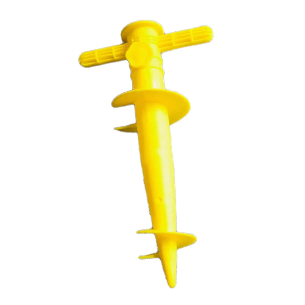 1pc Umbrella Base For Sun Beach Patio Sand Ground 31x17 Cm Plastic Outdoor Furniture Yard Garden Outdoor Living Accessories