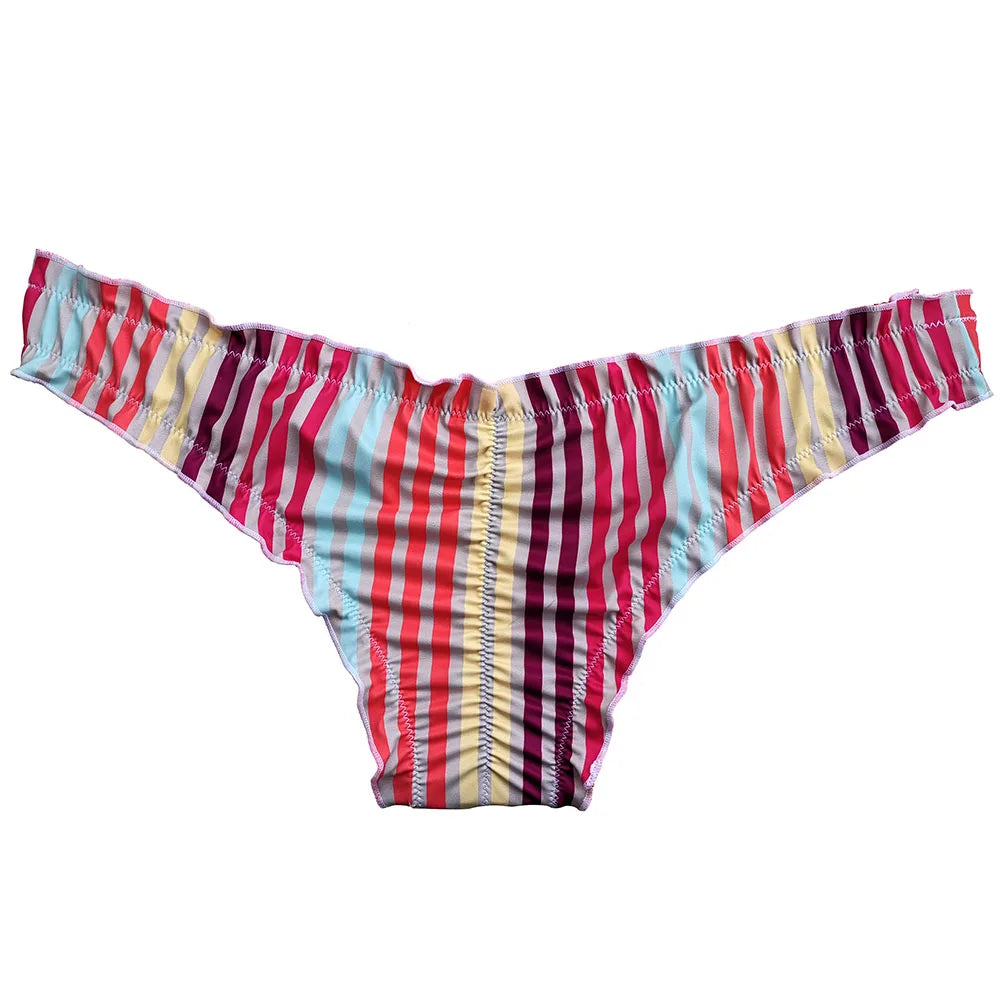 Bikini Bottoms Swim Suit Women Brazilian Secret Sexy Cheeky Printing Swimwear Biquini Bikiny Thong Plus Size Bathing Designer