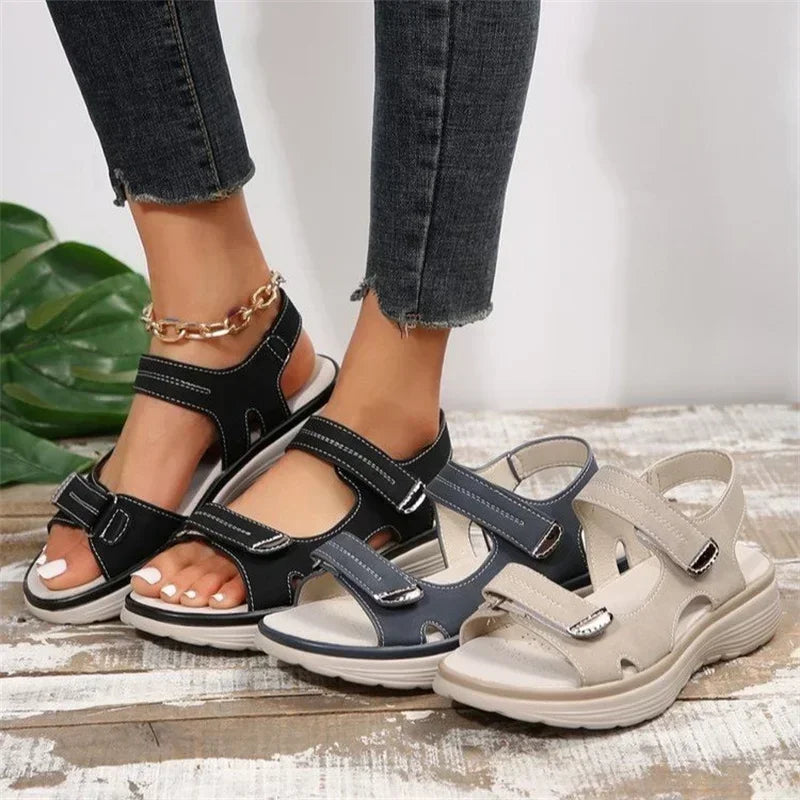Summer Sandals Fashion Durable Sandals Ladies2026 New Travel Women Shoes Outdoor Beach Slippers Lightweight Platform Sandals