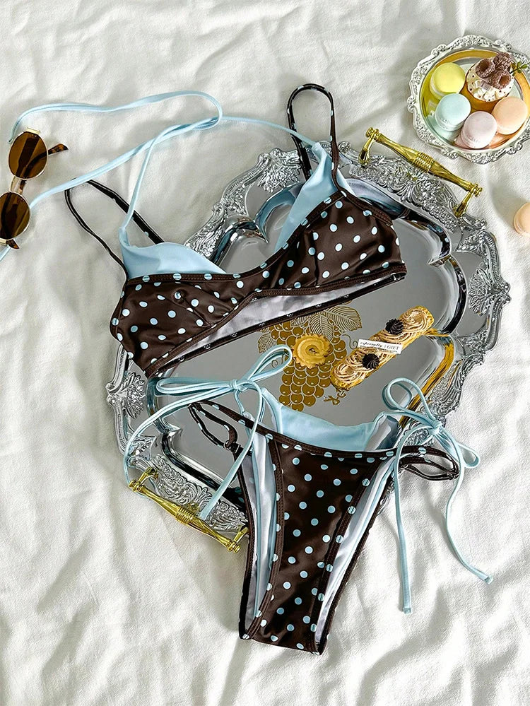 Bikinis 2026 Push Up Women Swimsuits Sexy Swimwear Brazilian Bikini Set Halter Biquini Patchwork Swimsuit Summer Beachwear