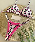 2026 brazilian bikini women suit, beach fashion, sexy thong swimsuit, cute cherry print