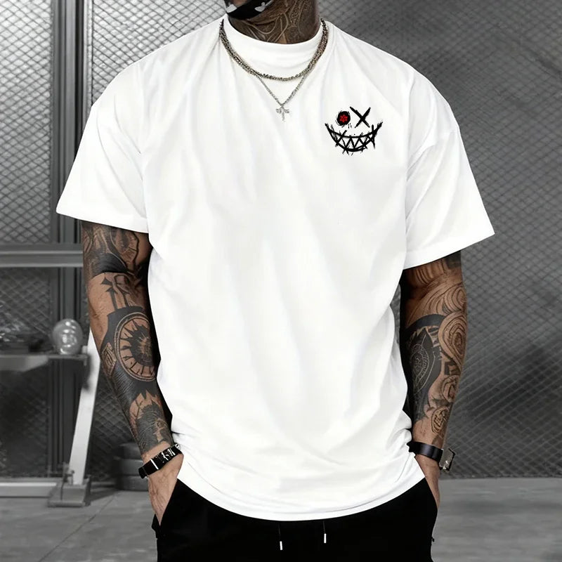 T-shirt for Men Summer Daily Casual Fashion Breathable Tees High Quality 100% Cotton O-neck Short Sleeve Tops 2026 Men's Clothes