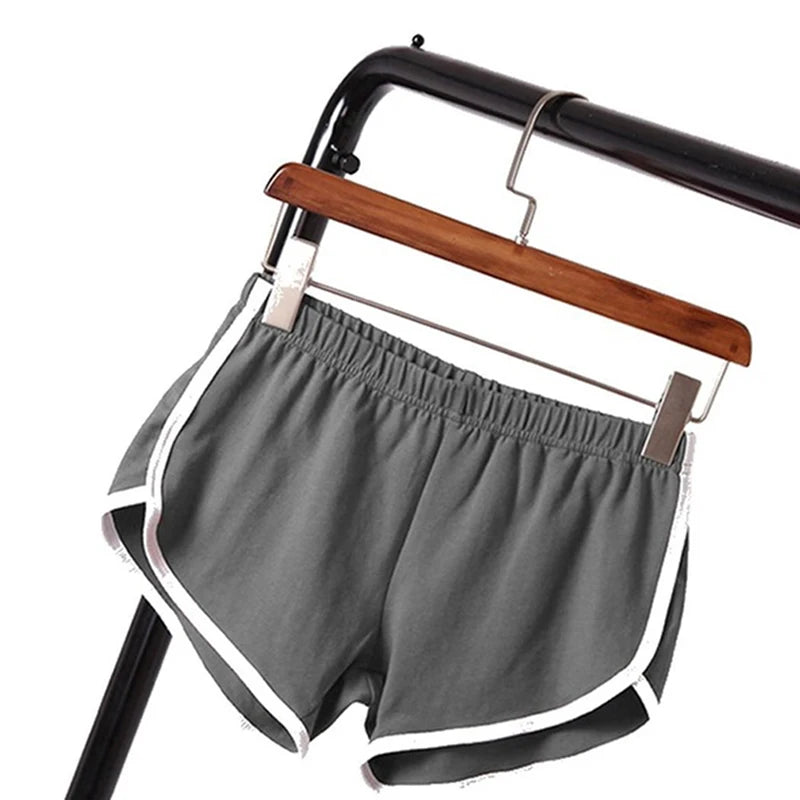 Sports Shorts Women Summer 2026 New Candy Color Anti Emptied Skinny Shorts Casual Lady Elastic Waist Beach Correndo Short Pants