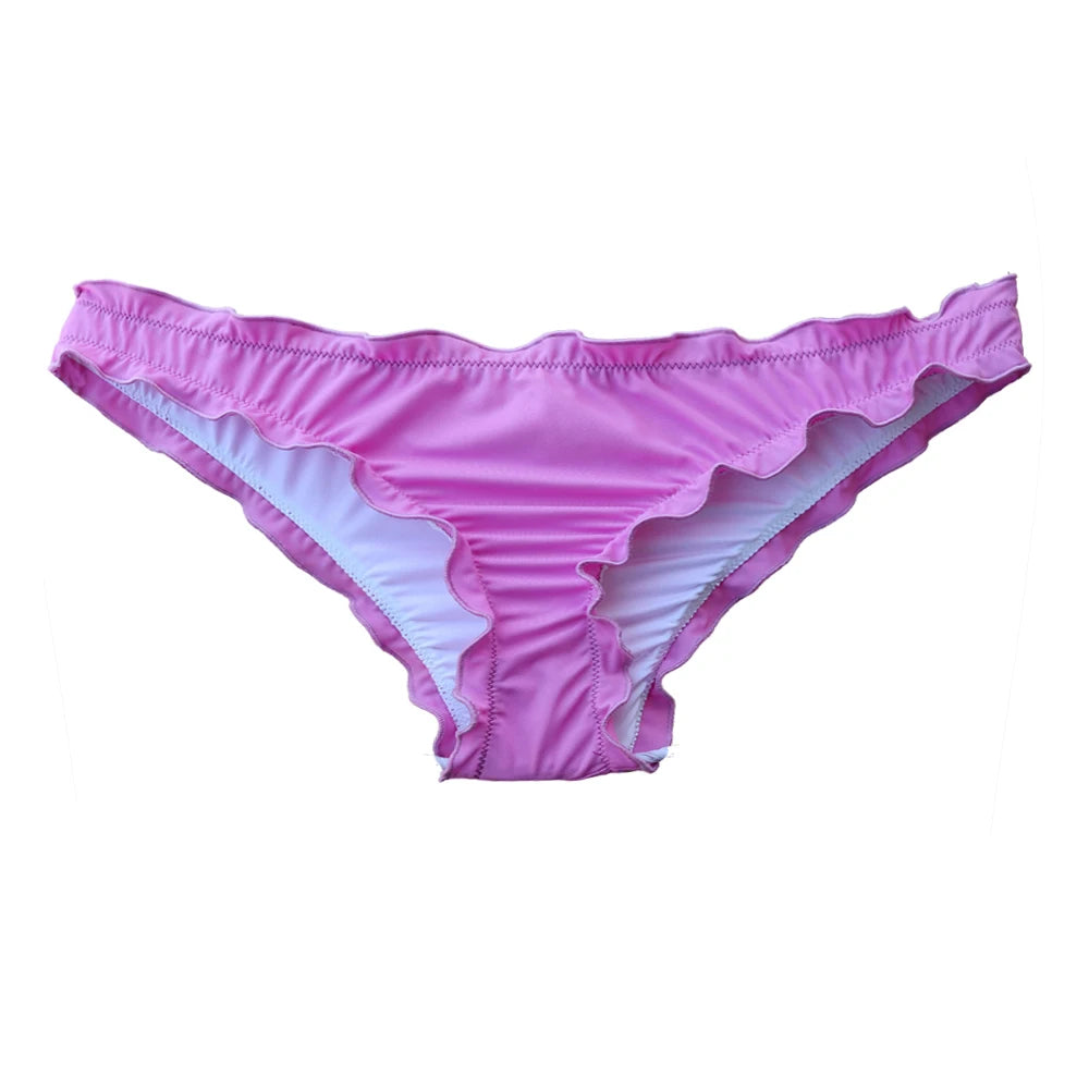 Bikini Bottoms Swim Suit Women Brazilian Secret Sexy Cheeky Printing Swimwear Biquini Bikiny Thong Plus Size Bathing Designer