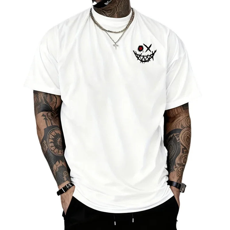 T-shirt for Men Summer Daily Casual Fashion Breathable Tees High Quality 100% Cotton O-neck Short Sleeve Tops 2026 Men's Clothes