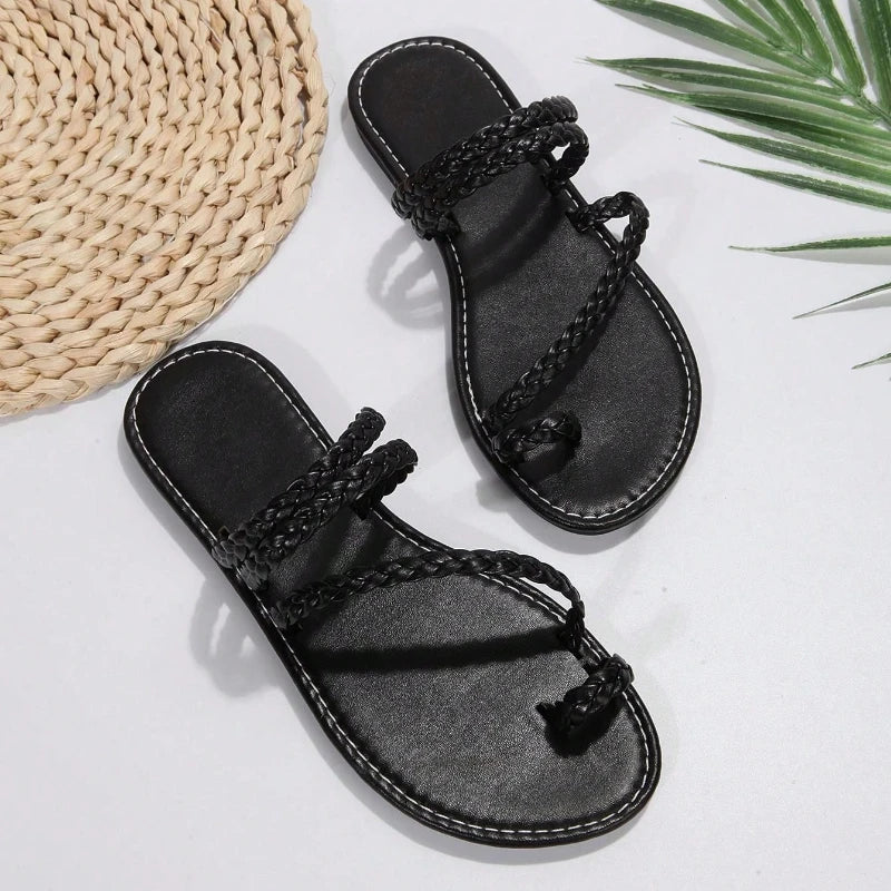 Women's Sandals Flat Sandals Fashion Soft-soled Sandals New Non-slip Sandals for Summer Light casual shoes 2026