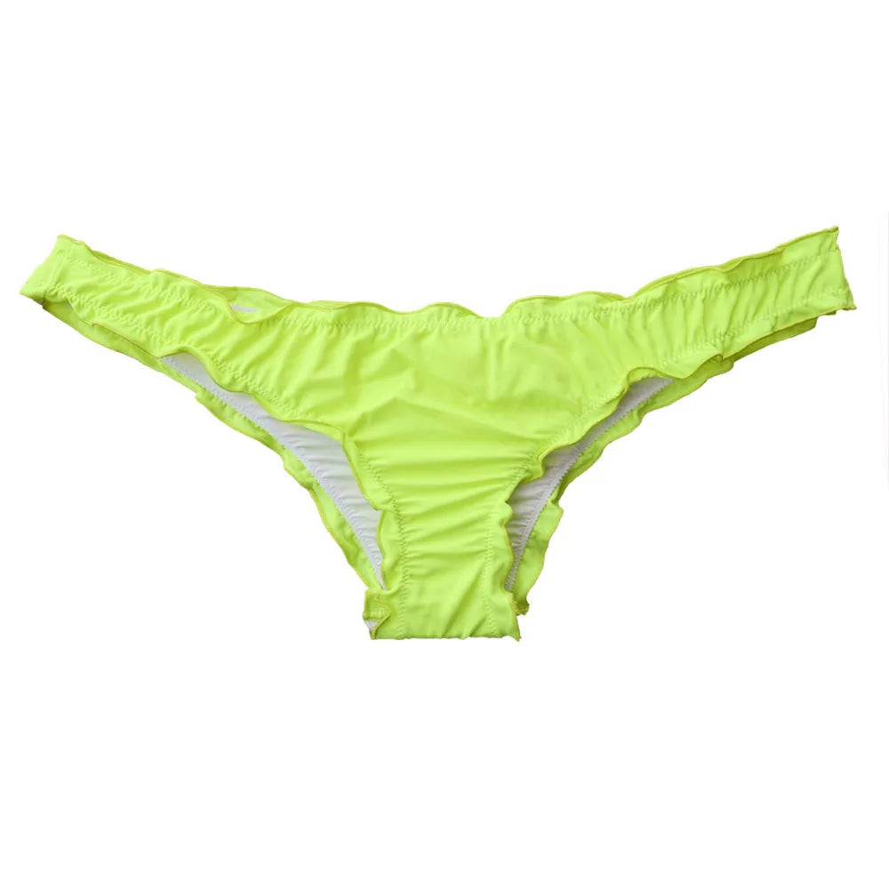 Bikini Bottoms Swim Suit Women Brazilian Secret Sexy Cheeky Printing Swimwear Biquini Bikiny Thong Plus Size Bathing Designer