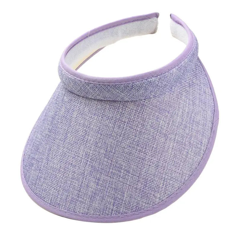 Summer Sun Hat Portable Wide Brim Beach Hats Outdoor Traveling Foldable Visor Hat Multi-function Straw Cap Suncap For Women