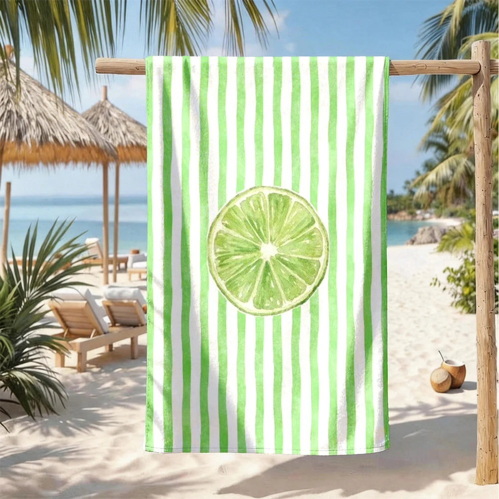1pc Assorted Summer Coastal Beach Towels: Vibrant Pool & Beach Essential Prints Perfect choice for beach vacation party gifts