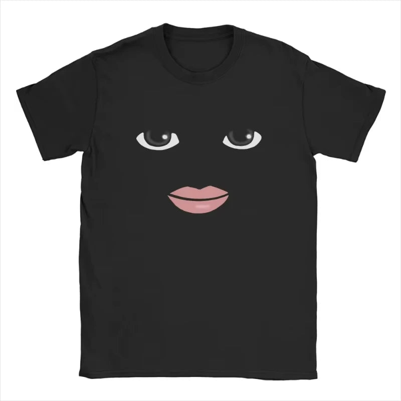 T Shirt for Woman Graphic Print  Woman Face Game Meme Graphic T Shirts Women Fashion Short Sleeve T-shirts Unisex Tops Lady