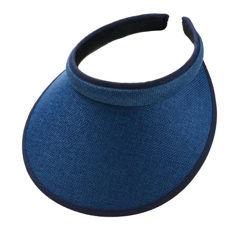 Summer Sun Hat Portable Wide Brim Beach Hats Outdoor Traveling Foldable Visor Hat Multi-function Straw Cap Suncap For Women