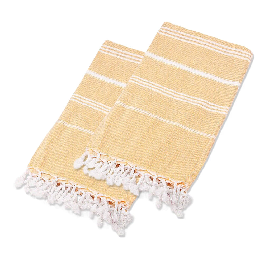 100X180cm Turkish Beach Towel Oversized Sand Free Tassel Quick Dry Swim Extra Large Light Travel for Adults Gifts Accessories ﻿2pcs