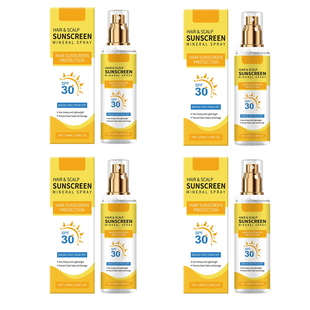 100ml Scalp Protection Spray For Outdoor Hair Care UV Defense Color Lock Nourish Dry Scalp Repair Lightweight Portable Travel
