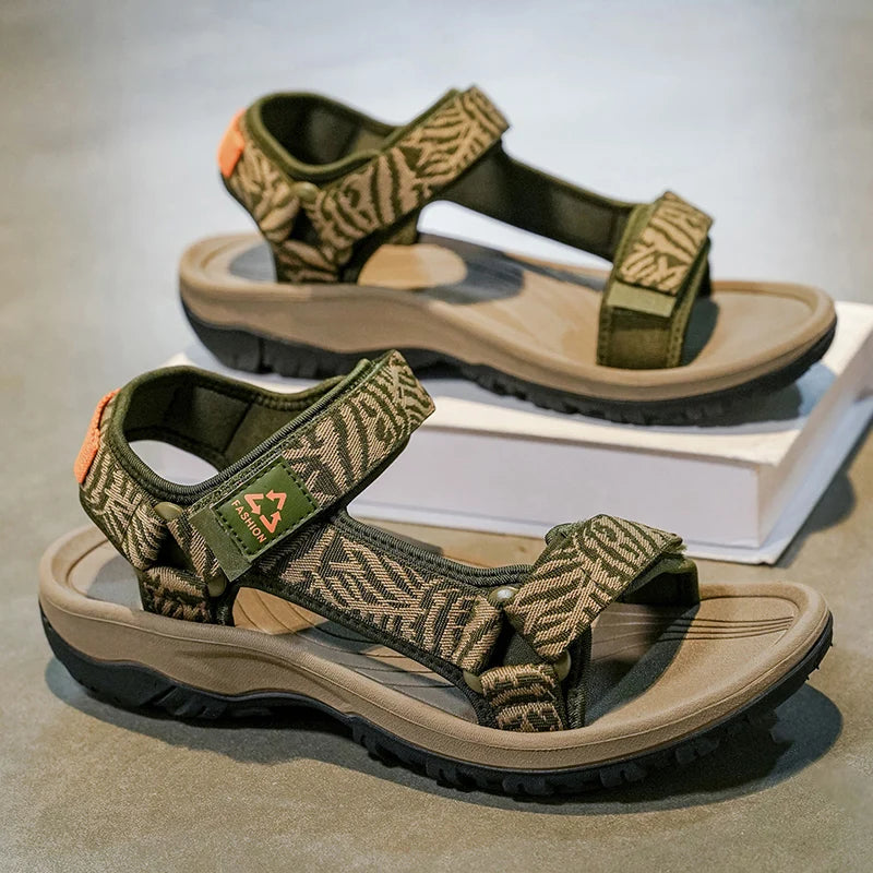 Men Sandals Summer Fashion Beach Holiday Sandals for Man Shoes New Outdoor Sneakers Male Retro Comfortable Casual Sandals Men
