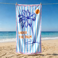1pc Assorted Summer Coastal Beach Towels: Vibrant Pool & Beach Essential Prints Perfect choice for beach vacation party gifts
